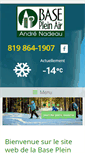 Mobile Screenshot of basepleinair.ca