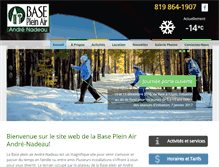 Tablet Screenshot of basepleinair.ca